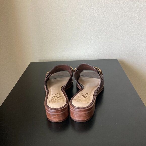 Vince Camuto Women's Jenivey Chain-Link Kitten-Heel Sandals Brown NWOT size 5 - Picture 7 of 13